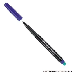 Set 6 Rotuladores Permanentes Super Fino Faber-Castell