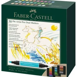 Set 30 Rotuladores Pitt Artist Pen Dual Faber-Castell