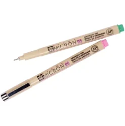 Set 6 rotuladores punta fina colores Pigma Micron 05 Sakura