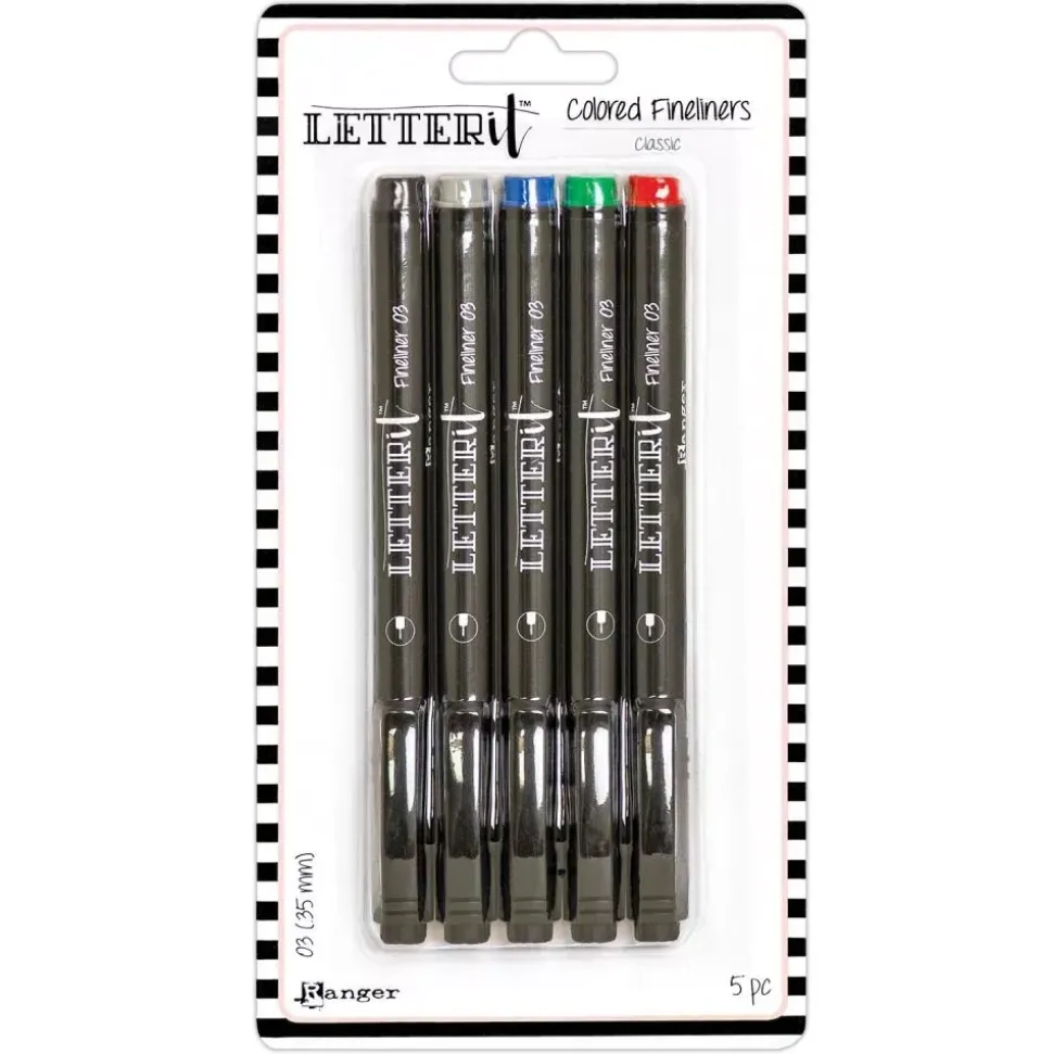 Set 5 Rotuladores Punta Fina Classic Letter It Ranger