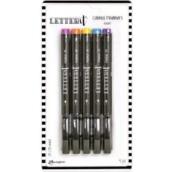 Set 5 Rotuladores Punta Fina Resort Letter It Ranger