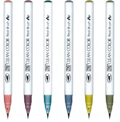 Set 6 rotuladores Smoky Colors Clean Color Zig