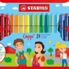 Set 24 Rotuladores STABILO Cappi