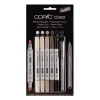 Set 5+1 rotuladores Tonos grises cálidos Copic Ciao
