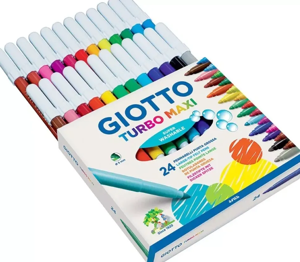 Set 24 rotuladores turbo maxi Giotto