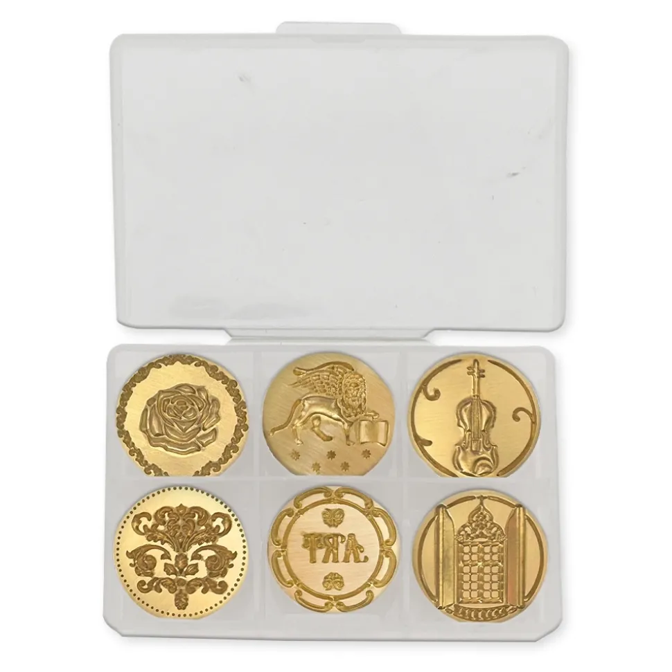 Set 6 sellos de lacre Venice City Of Art Stamperia
