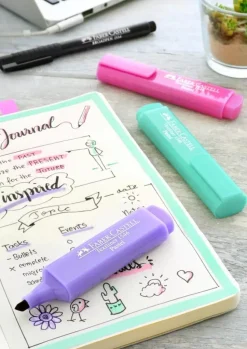 Set 8 Subrayadores Pastel Textliner 46 Faber-Castell