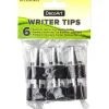Set 6 tapones de rosca para escritura botellas 56ml DecoArt