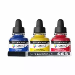 Set 3 tintas acrílicas System3 Daler-Rowney 29.5ml