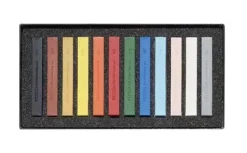 Set 12 tizas pasteles Polycrayons Soft Lyra