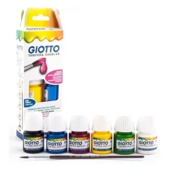 Set 6 témperas escolares surtidas Giotto 25ml