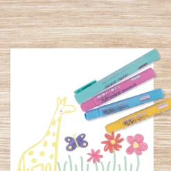 Set 6 témperas sólidas colores pastel Apli 6g