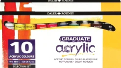 Set 10 Tubos Acrílicos Graduate Daler Rowney 38ml