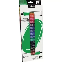 Set 18 Tubos Acrílicos Studio Acrylics Pebeo 12ml