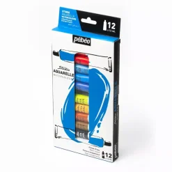 Set 12 Tubos Acuarela Studio Aquarelle Pebeo 12ml