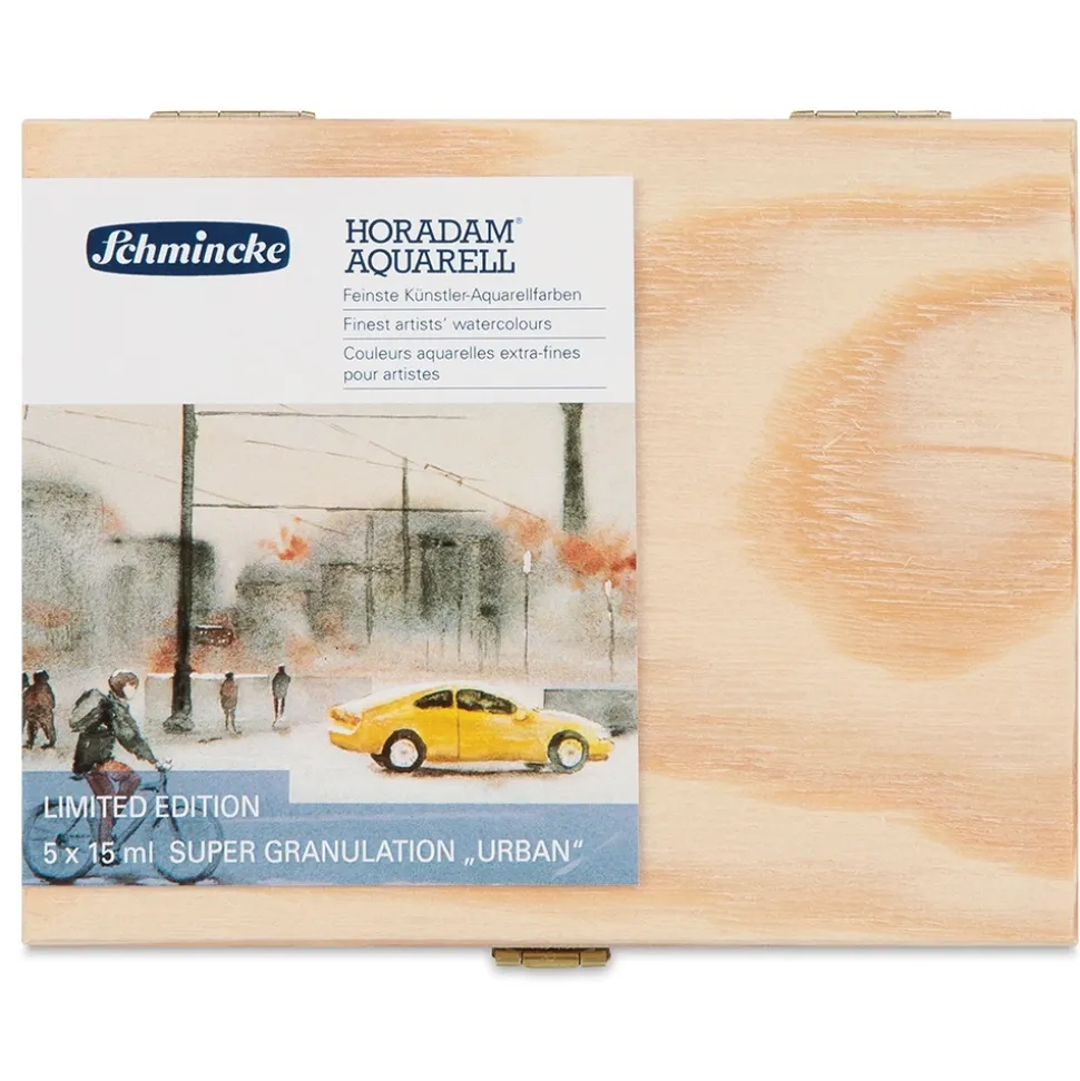 Set 5 tubos acuarela supergranulada Horadam Urban Schmincke 15 ml