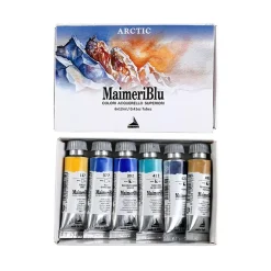 Set 6 tubos de acuarela Arctic Set Maimeri 12ml