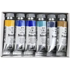 Set 6 tubos de acuarela Arctic Set Maimeri 12ml