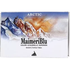 Set 6 tubos de acuarela Arctic Set Maimeri 12ml