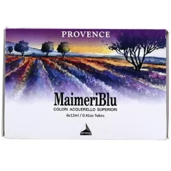 Set 6 tubos de acuarela Provence Set Maimeri 12ml