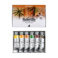Set 6 tubos de acuarela Sáhara Set Maimeri 12ml