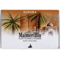 Set 6 tubos de acuarela Sáhara Set Maimeri 12ml