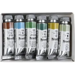 Set 6 tubos de acuarela Tuscany Set Maimeri 12ml