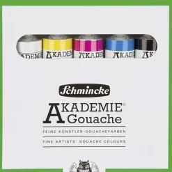 Set 5 tubos de gouache College Schmincke 20ml