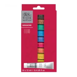 Set 10 Tubos de Gouache Winsor and Newton 12ml