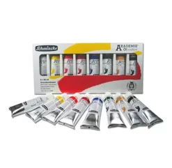Set 8 tubos de óleo Akademie Oil Schmincke 60ml