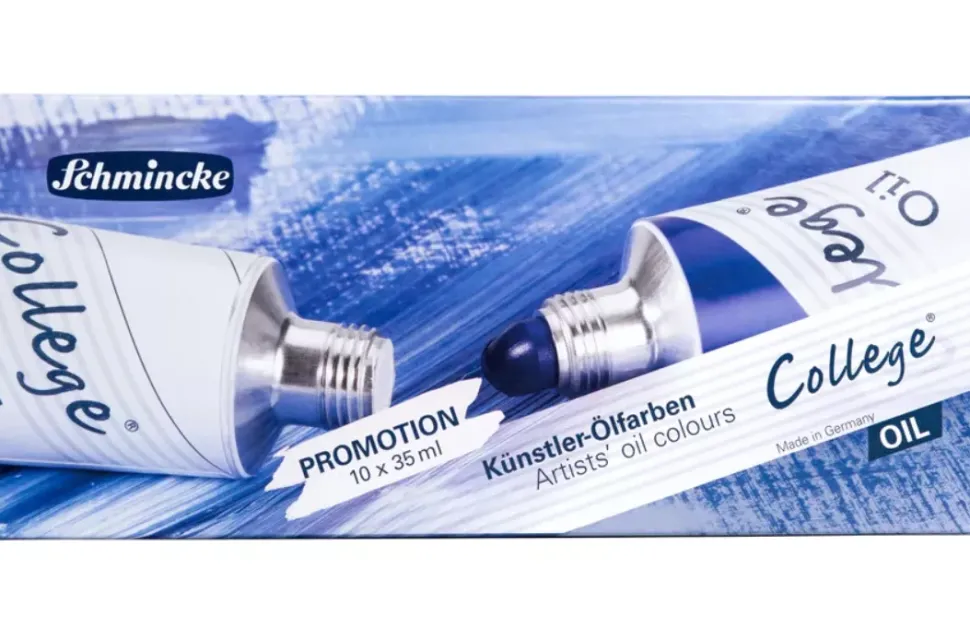 Set 10 tubos de óleo College Schmincke 35ml