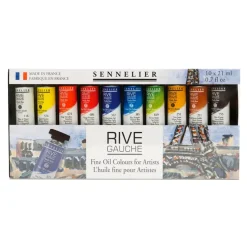 Set 10 tubos de óleo Fino Rive Gauche Sennelier 21ml