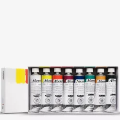 Set 8 tubos de óleo Norma Professional Schmincke 35ml