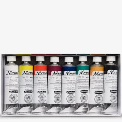 Set 8 tubos de óleo Norma Professional Schmincke 35ml
