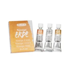 Set 3 tubos de tierras líquidas Earth Schmincke 5ml