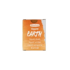 Set 3 tubos de tierras líquidas Earth Schmincke 5ml