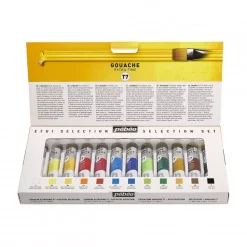 Set 12 tubos gouache extrafino Selection Pebeo 20ml