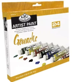 Set 24 Tubos Gouache Royal & Langnickel 21ml