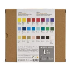 Set 24 tubos gouache surtidos y pinceles Studio Pebeo 20ml