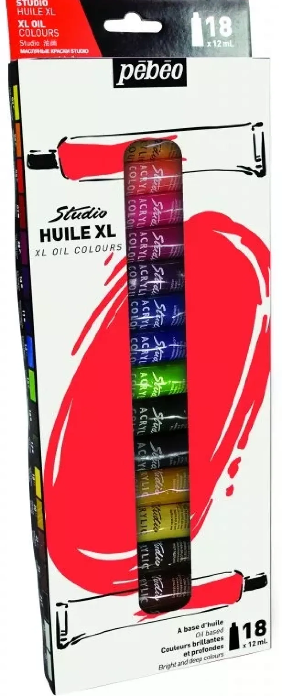 Set 18 Tubos Óleo Studio Huile XL Pebeo 12ml