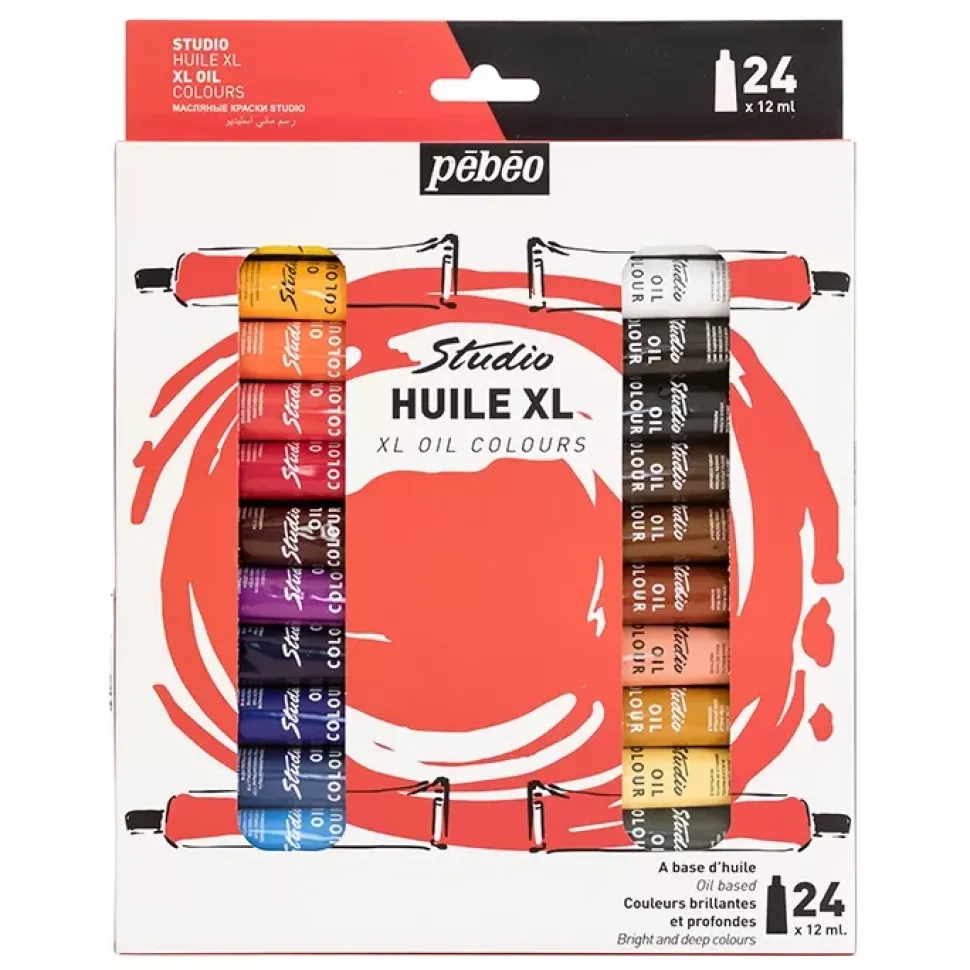 Set 24 Tubos Óleo Studio Huile XL Pebeo 12ml