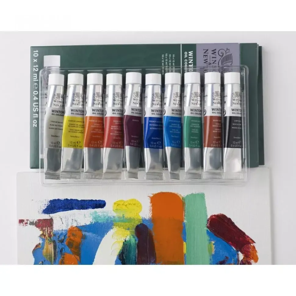 Set 10 Tubos Óleo Winton Winsor & Newton 12ml