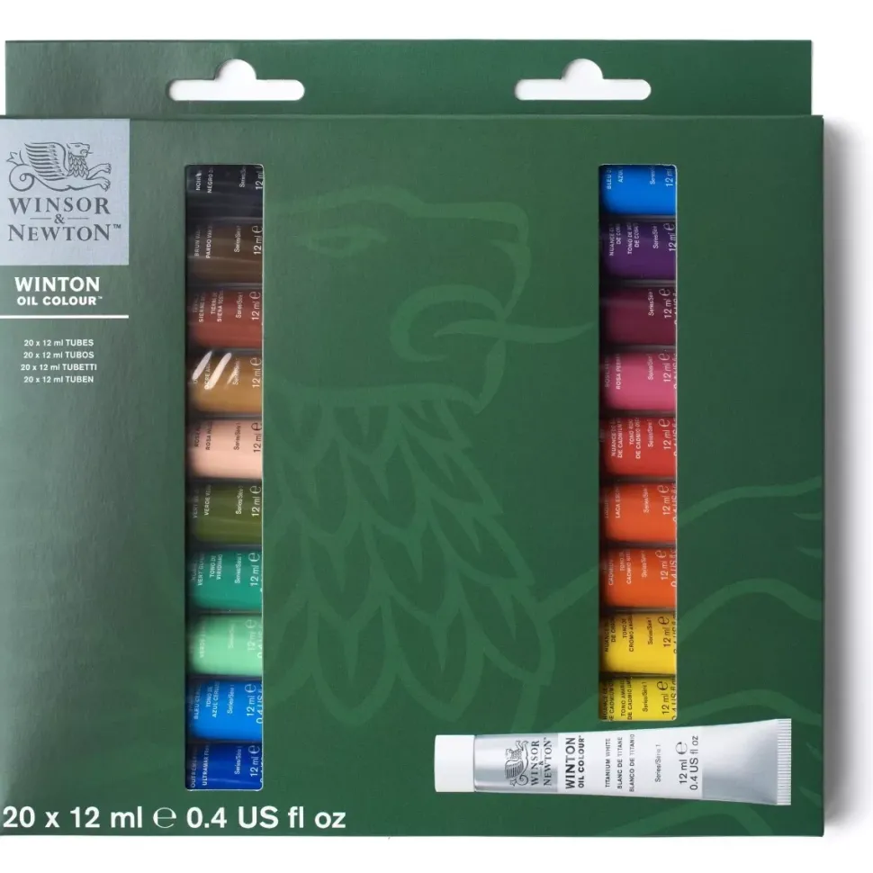 Set 20 Tubos Óleo Winton Winsor And Newton 12ml