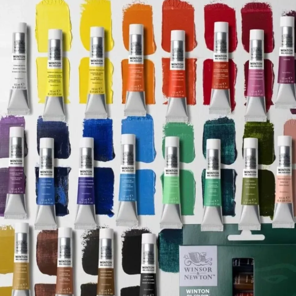 Set 20 Tubos Óleo Winton Winsor And Newton 12ml