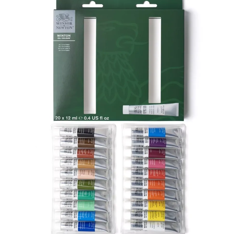 Set 20 Tubos Óleo Winton Winsor And Newton 12ml
