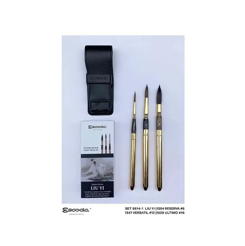 Set acuarela natural Marta Kolinsky-Tajmyr Liu Yi 8614-1 Escoda