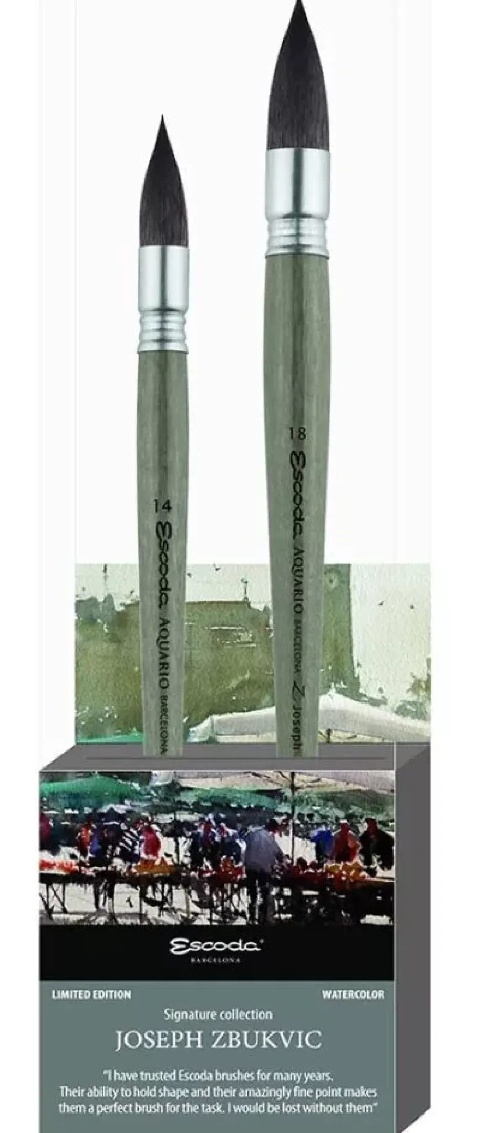 Set acuarela natural Petit Gris Aquario 1130 Joseph Zbukvic 8605-2 Escoda