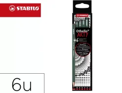 Set Arty 6 Lápices Grafito STABILO Othello 2B, B, HB, F, H, 2H