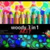 Set Arty 18 Lápices y Sacapuntas Woody 3 en 1 STABILO