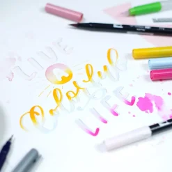 Set Blended Lettering Good Vibes Tombow
